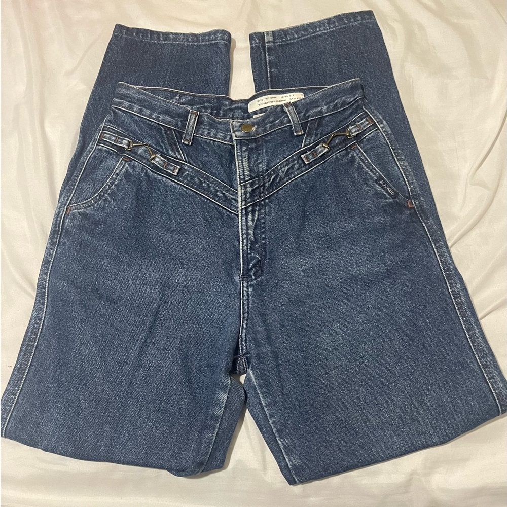 Vintage 90’s ROCKIES Rocky Mountain high waisted tapered leg jeans 27.5
